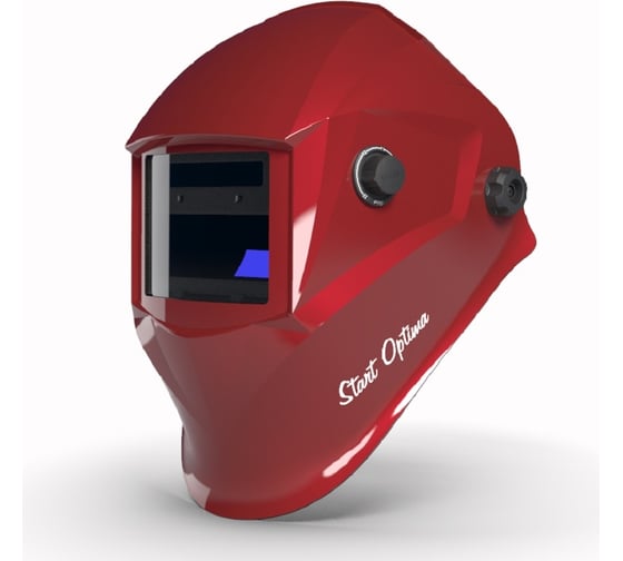 Изображение товара Маска сварщика хамелеон, красная START OPTIMA 51ST615RK