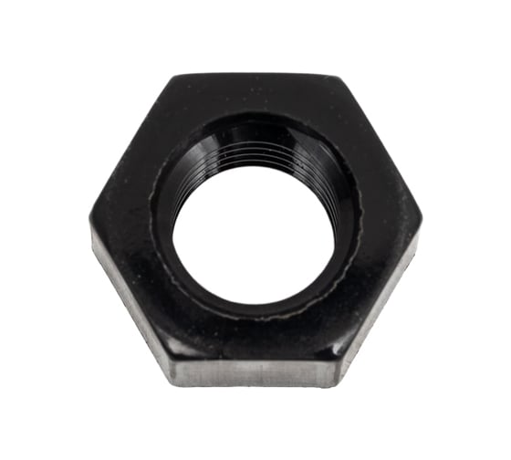 Изображение товара Гайка шестигранная полиамидная пластиковая DINFIX М12 черная, DIN 555, 2 шт. 00-0004486