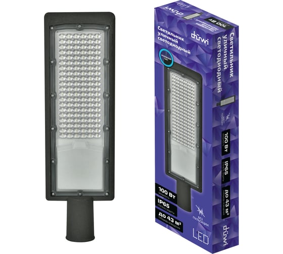 Изображение товара Уличный светодиодный светильник Duwi СКУ-04, 100Вт, 230В, 6500К, IP65 25080 7