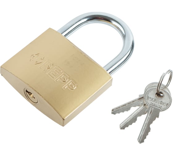 Изображение товара Замок навесной GREPP 70 мм, цвет латунь /48 404-070