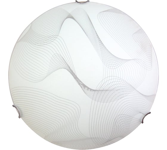 Изображение товара Светильник ЭЛЕТЕХ Бриз, 400, НПБ 06-3х60, М65, матовый белый/клипсы хром 1005204413