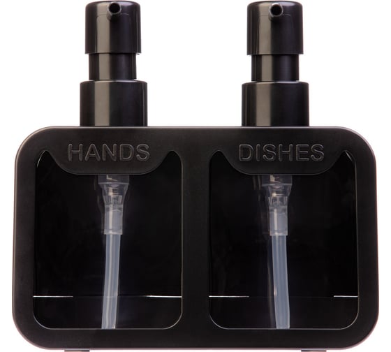 Изображение товара Дозатор для моющего средства и мыла ЗПИ "Альтернатива" черный И8925