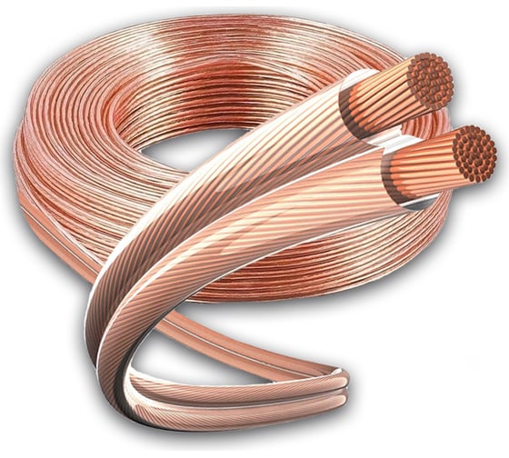 Изображение товара Кабель акустический Pro Legend 2x4.00 мм2, омедненный, прозрачный, 5 м. PL3117_5