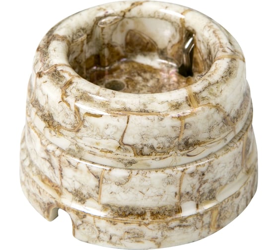 Изображение товара Розетка МЕЗОНИНЪ с заземляющим контактом, цвет - мрамор GE70301-19