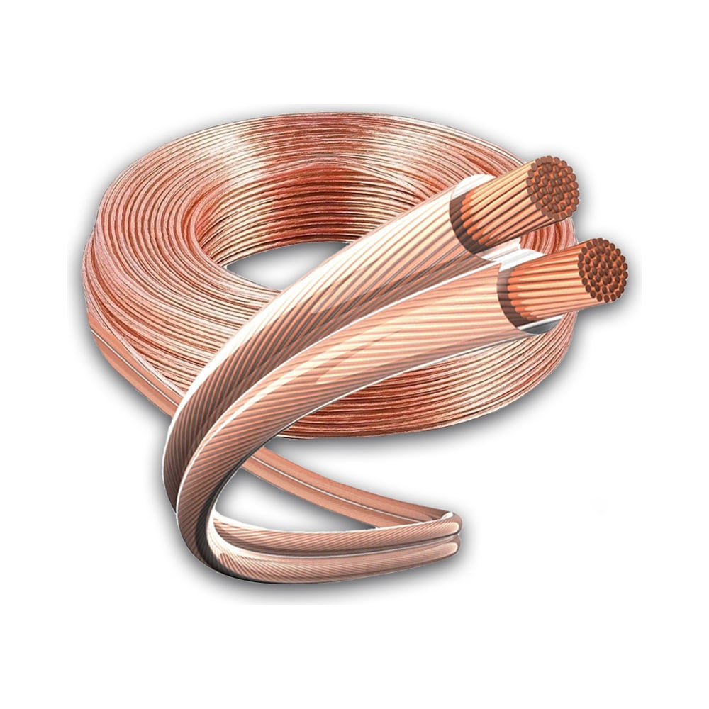 Изображение товара Акустический кабель Pro Legend 2x0,75 мм2, 40 м, прозрачный для аудиосистем
