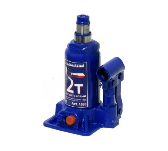 Изображение товара Гидравлический телескопический домкрат МаякАвто 2 т, h=148-348 мм /1/5_ 1680