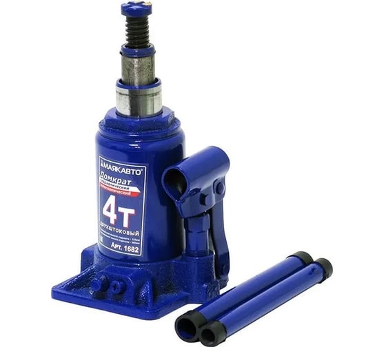 Изображение товара Гидравлический телескопический домкрат МаякАвто 4 т, h=155-365 мм /1/4_ 1682