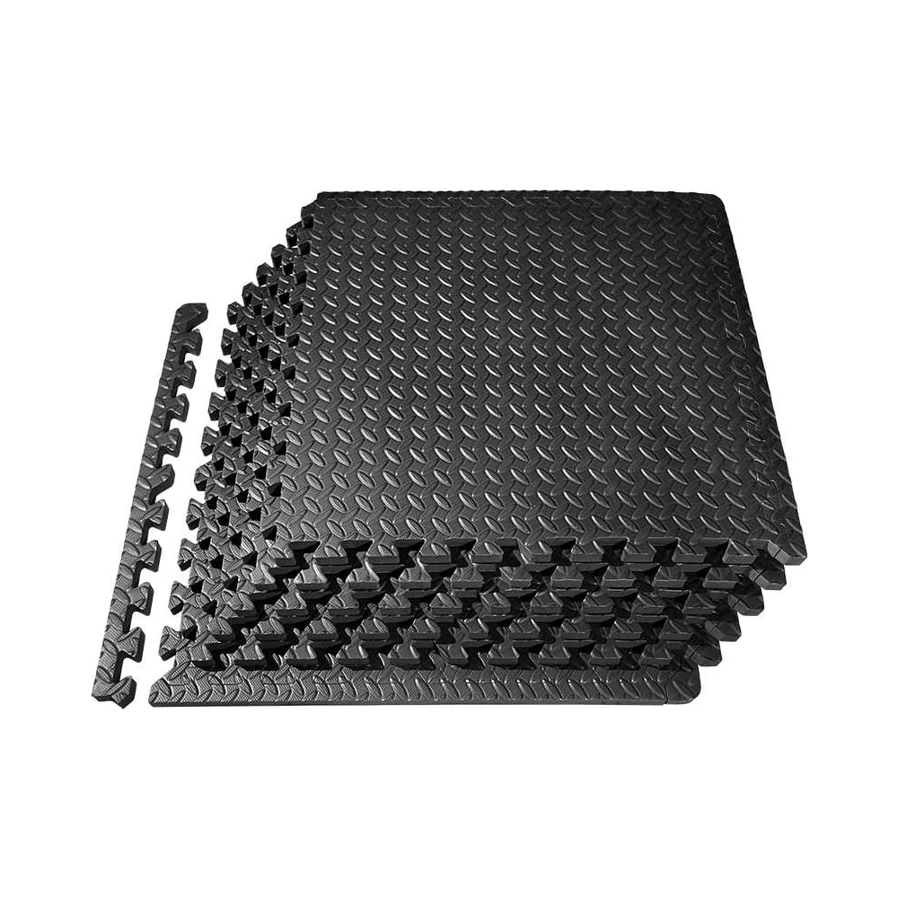 Изображение товара Мат-пазл для фитнесса и тренажеров PROIRON 6 модулей по 61x61x1.2 см ПАЗЛ6612