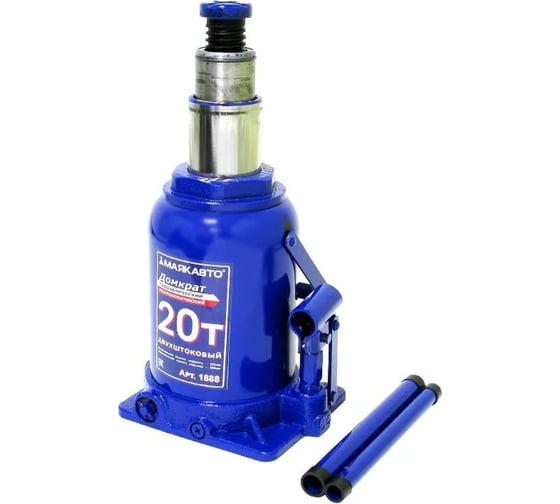 Изображение товара Гидравлический телескопический домкрат МаякАвто 20 т, h=235-580 мм /1_ 1688
