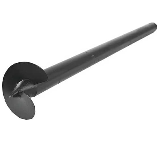 Изображение товара Свая винтовая Русская Свая d76x3 мм, h3500 мм, антикоррозийное покрытие, цвет черный SV-76-3500