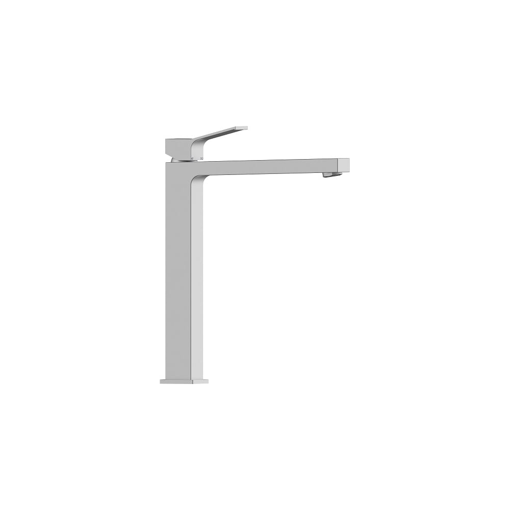 Смеситель для раковины Bossini Aki-T высокий, донный клапан Click-Clack, Brushed Nickel Z00709.094