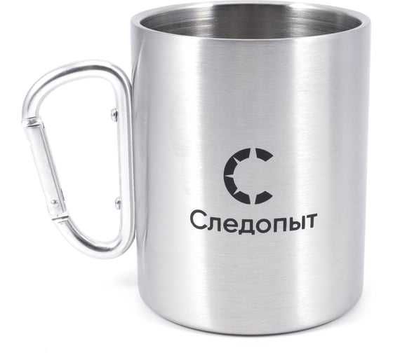 Изображение товара Кружка изотермическая Следопыт с ручкой-карабином, 450 мл PF-CWS-P129