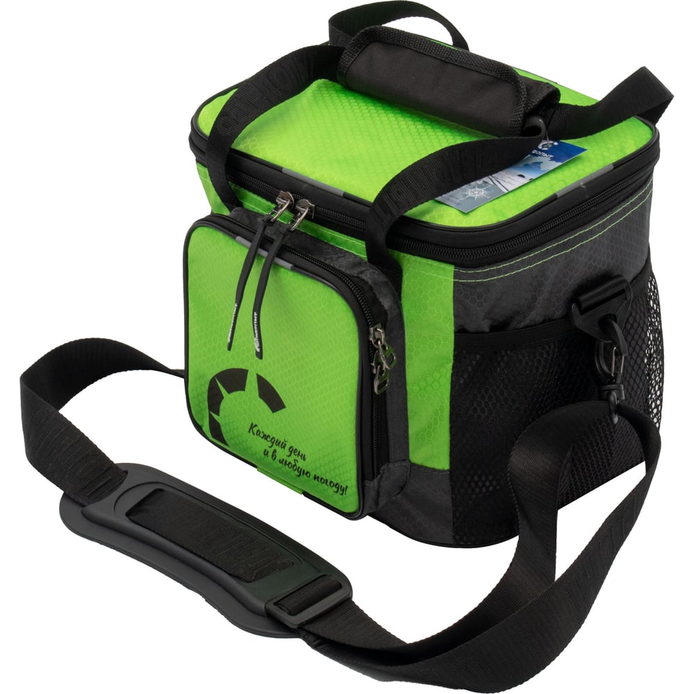 Изображение товара Изотермическая сумка Следопыт Green Line Pro 13 л зеленая для продуктов и напитков