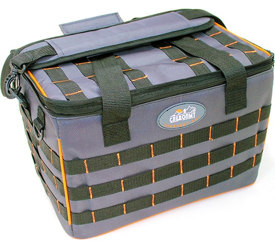 Изображение товара Сумка рыболовная Следопыт Base Lure Bag XL 38x26x25 см, серый + 5 коробок Luno PF-BBA-01