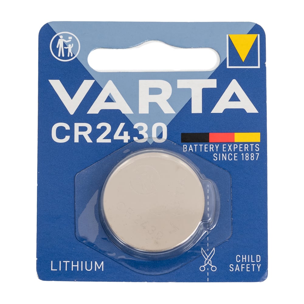Изображение товара Батарейка Varta CR2430, литиевая батарейка 3V, 1 шт