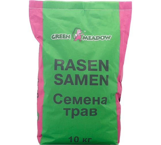 Изображение товара Семена GREEN MEADOW Декоративный стандартный газон 10 кг 4607160330594