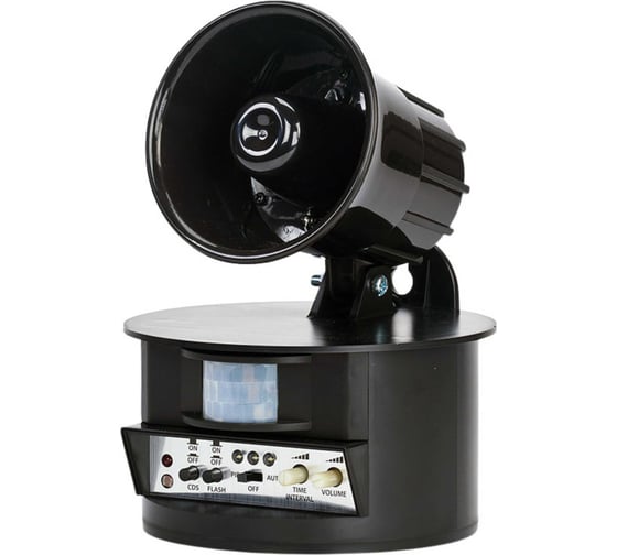 Изображение товара Уличный биоакустический отпугиватель птиц со вспышкой Экоснайпер LS-2021