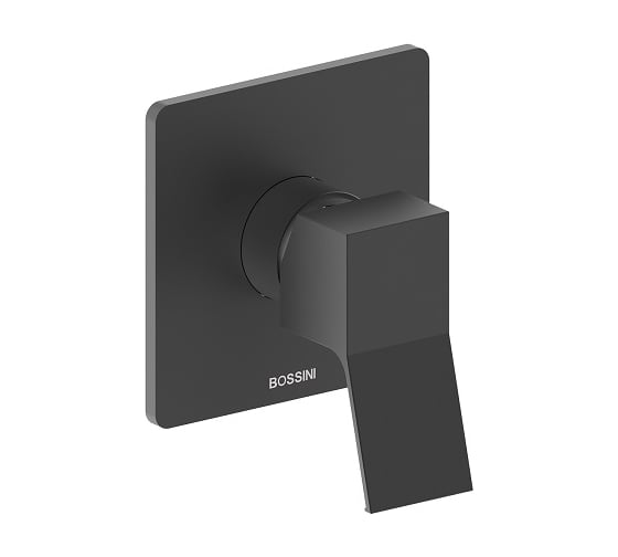 Изображение товара Смеситель Bossini Aki однорычажный, встраиваемый, настенный, внешняя часть, Matt Black Z00739.073