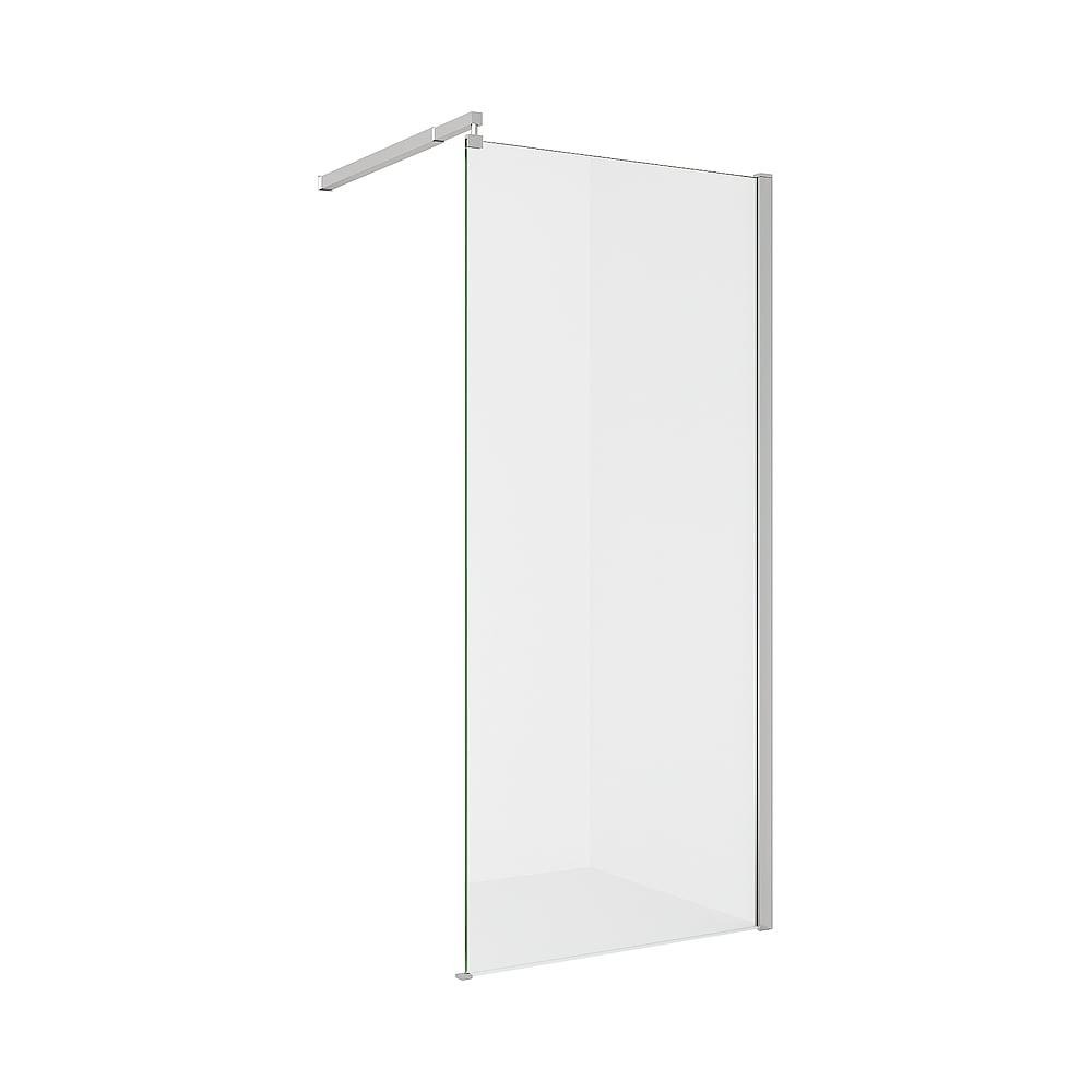 Изображение товара Душевая перегородка Alex Baitler AB2990S1 900 мм стекло нерж. сталь прозрачная