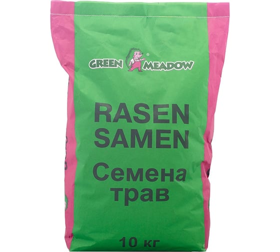 Изображение товара Семена GREEN MEADOW Быстровосстанавливающийся газон 10 кг 4607160330655