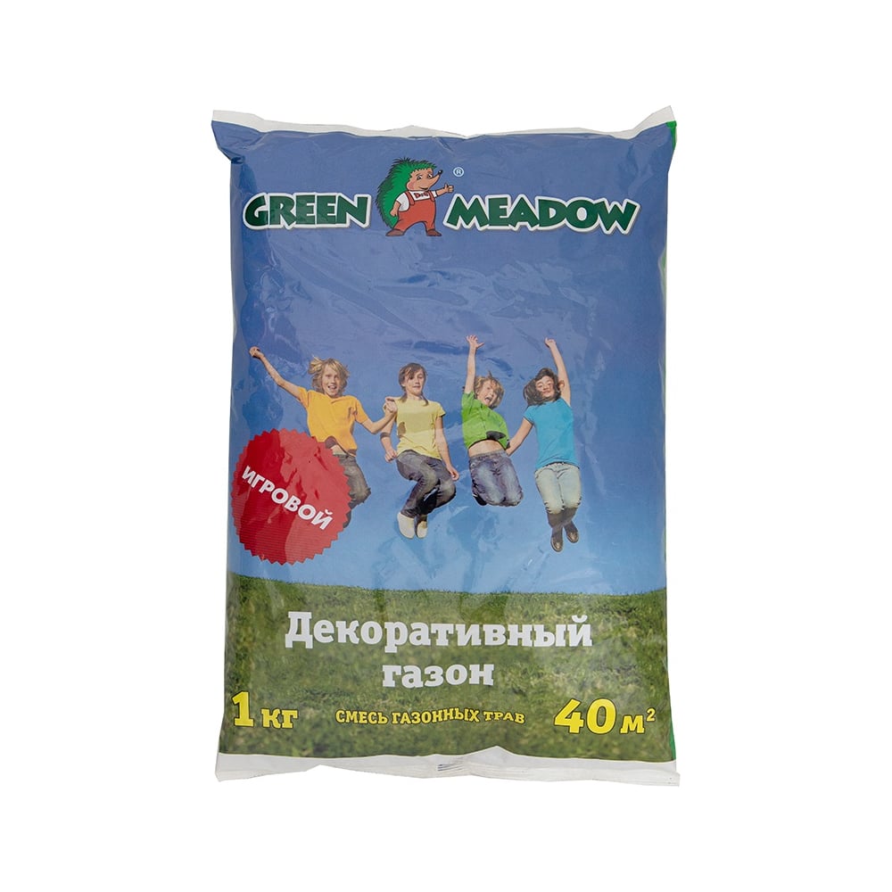 Семена газона GREEN MEADOW Игровой газон 1 кг 4607160330792