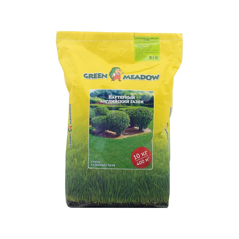 Семена GREEN MEADOW Партерный английский газон 10 кг 4607160330518