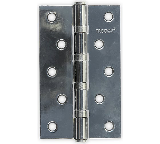 Изображение товара Петля накладная Trodos 125x75x2,5 мм б/к, черный никель, 2 шт 201047