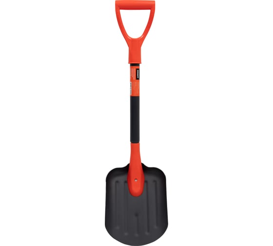 Изображение товара Совковая укороченная лопата с металическим черенком и ручкой Gigant SH-09