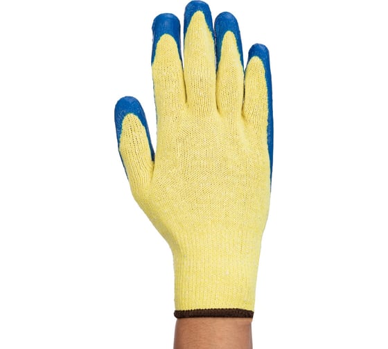 Изображение товара Перчатки ЛЭВ х/б, с рельефным латексным покрытием ТОРРО-ЛЕТО 168130