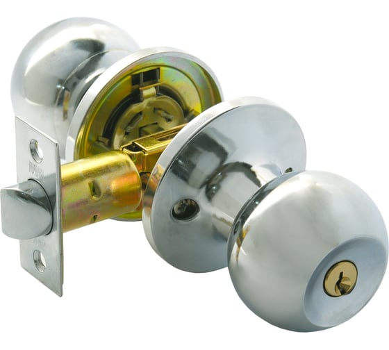 Изображение товара Ручка KNOB BUSSARE ключ-фиксатор 67-01 CHROME 940000001253