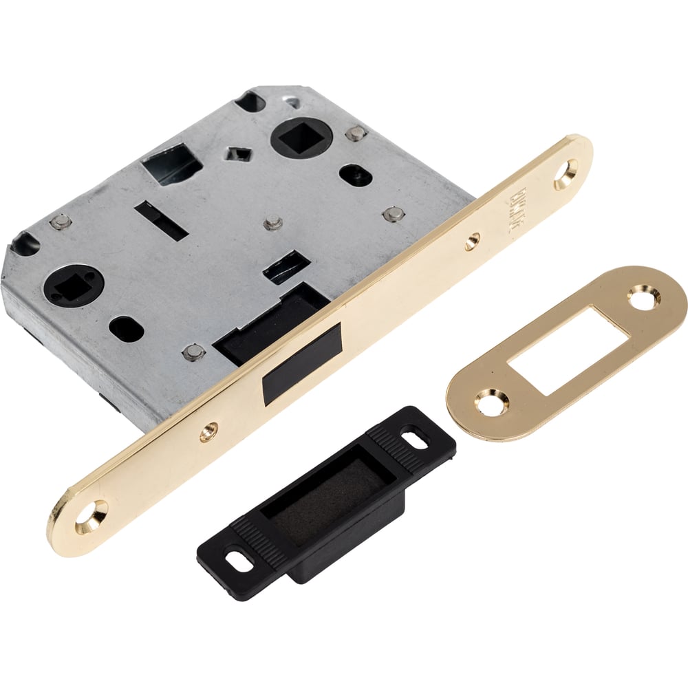 Изображение товара Бесшумная магнитная защелка для межкомнатных дверей BUSSARE MAG50/70 GOLD