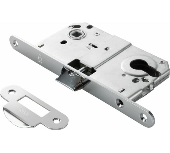 Изображение товара Защелка под ручку и цилиндр BUSSARE BUS 2085 CHROME 940000000817