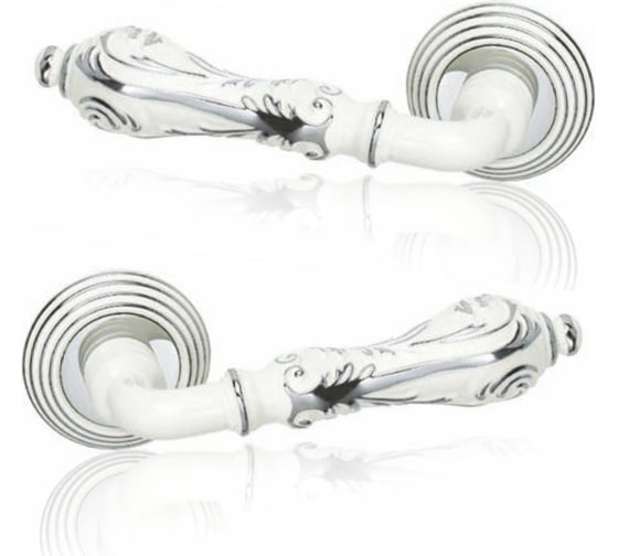 Изображение товара Дверные ручки ADDEN BAU PALAZZO V201 ENAMEL / CHROME 940000001451