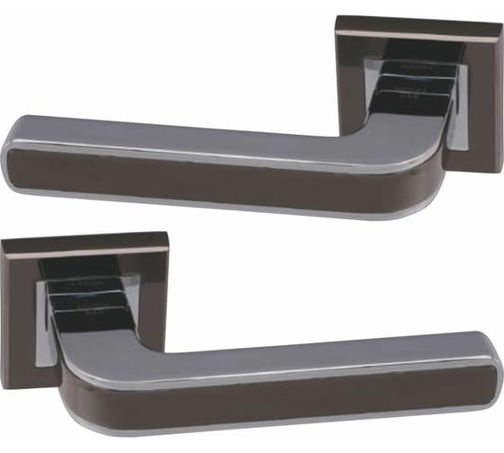 Изображение товара Дверные ручки ADDEN BAU PIEZA Q360 BLACK NICKEL/CHROME 940000001288