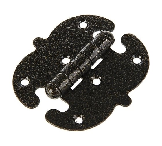 Изображение товара Универсальная накладная фигурная петля Tech-Krep FRS1-90 мат. черн. 1 шт. 148229