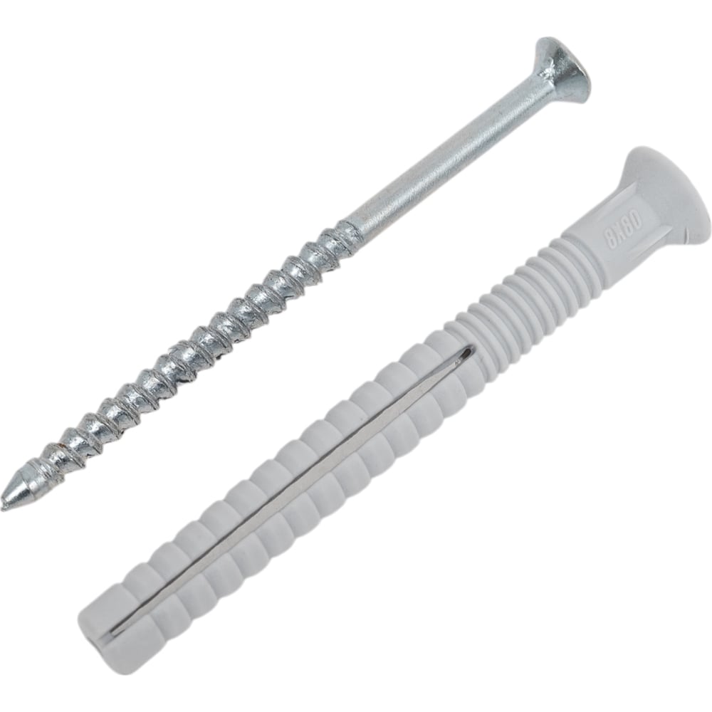 Изображение товара Дюбель-гвоздь RMG М 8x80 пластиковый с потайной манжетой 50 шт