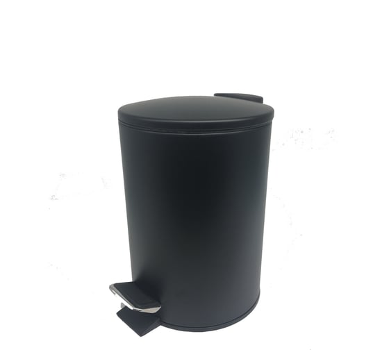 Изображение товара Ведро с педалью My Space 5 л, черное матовое УТ000034012 SW6876PBL-5L