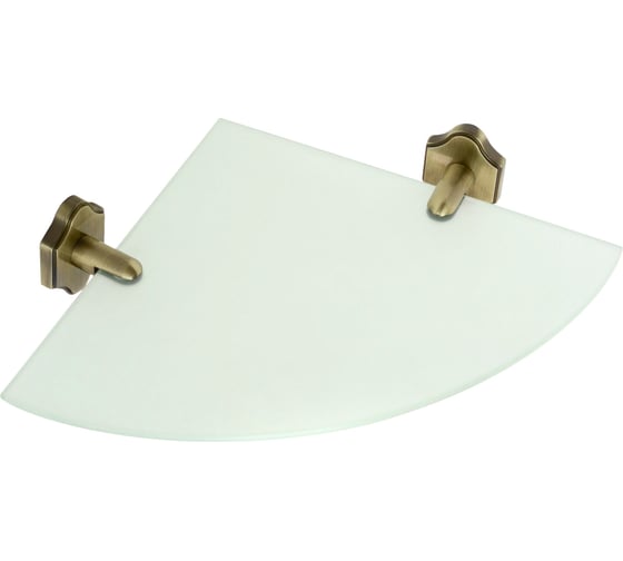 Изображение товара Полка настенная угловая WESS Sacramento antique bronze W32-08