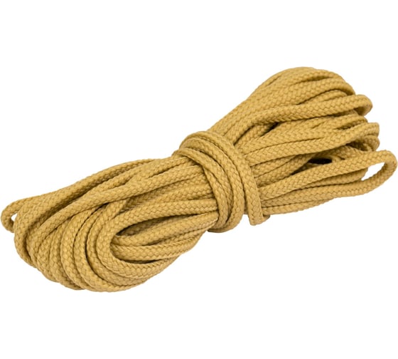 Изображение товара Шнур для фиксации проводов на изоляторах МЕЗОНИНЪ цвет - песочн.золото, 5м /уп GE70005-32