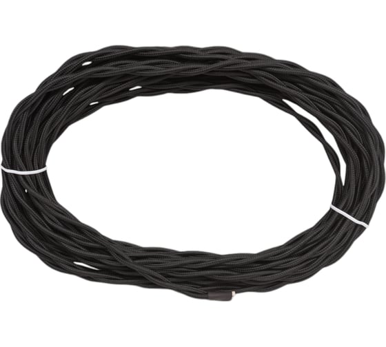 Изображение товара Провод МЕЗОНИНЪ монтажный витой ПВХ 2х2,5мм, цвет - черный GE70112-05