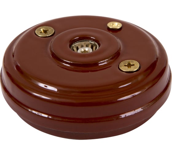 Изображение товара TV розетка МЕЗОНИНЪ оконечная, цвет - коричневый, БЕЗ КОЛЬЦА GE70321-04k