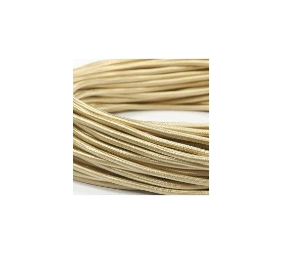 Изображение товара Провод МЕЗОНИНЪ монтажный круглый ПВХ 2х0,75, цвет- песочное золото GE70160-32