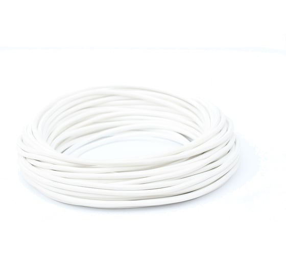 Изображение товара Провод МЕЗОНИНЪ монтажный круглый ПВХ 2х0,75, цвет- белый GE70160-01