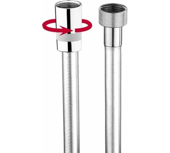 Изображение товара Шланг душевой Bossini Cromolux из армированного нейлона, 1500 мм, хром A00167C.030