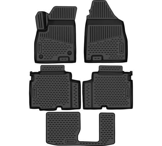 Изображение товара Коврики 3D в салон Element подходят для JETOUR X90 Plus 2023- (7 мест) 5шт. (полиуретан) / Джитур X90 Плюс ELEMENT3DAN0579210k