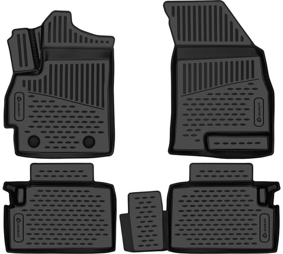 Изображение товара Коврики 3D в салон Element подходят для KAIYI X3, X3 PRO 2023 - 4шт. (полиуретан) / Каию Икс 3 ELEMENT3DAN0601210k