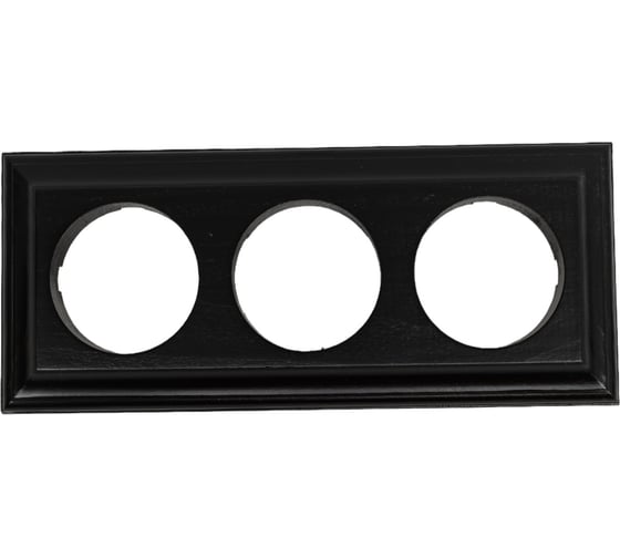 Изображение товара Рамка МЕЗОНИНЪ трехместная Престиж венге GE70708-36