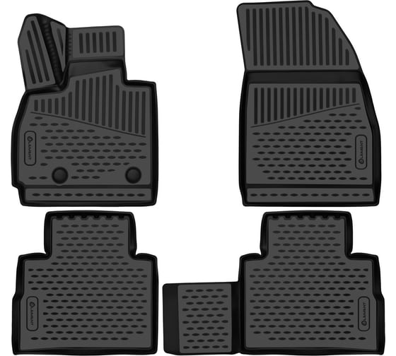Изображение товара Коврики 3D в салон Element подходят для EXEED RX 2023 - 4шт. (полиуретан) / Эксид РХ ELEMENT3DAN0628210k