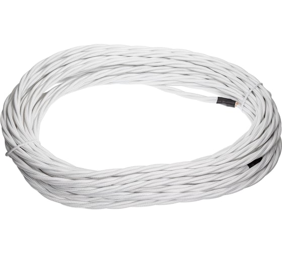 Изображение товара Провод МЕЗОНИНЪ монтажный витой ПВХ 3х1,5мм, цвет - белый GE70113-01