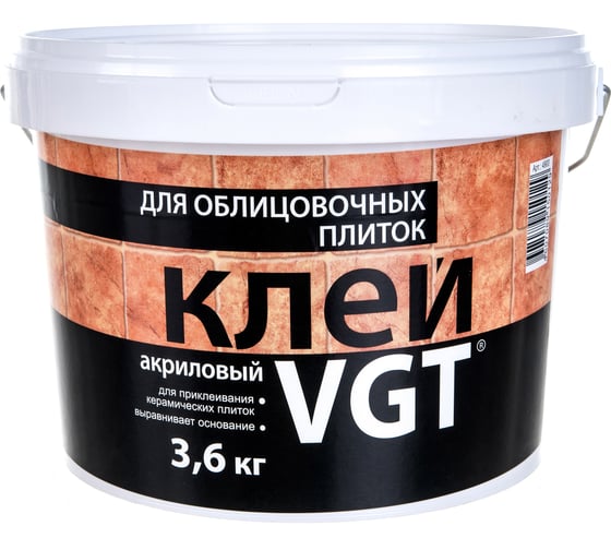 Изображение товара Клей для облицовочных плиток VGT 3,6 кг 11604895
